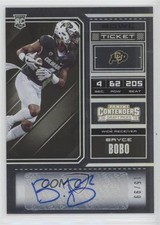 2018 Panini Contenders Draft Picks College Bowl Ticket 15/99 Bryce Bobo Auto 7m3