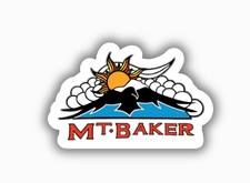 Mt Baker Ski Resort Vinyl Printed Sticker