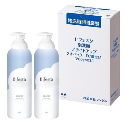 Bifesta Carbonated Foaming Facial Cleanser, Brightening Foam, Facial Cleanser
