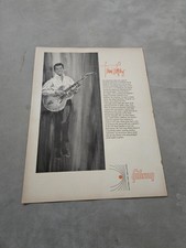 TBOOK50 MAGAZINWERBUNG 11X8" GIBSON GITARREN & VERSTÄRKER - TRINI LOPEZ