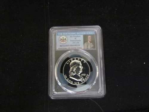 1961 FRanklin Half Dollar 50C PCGS PR66