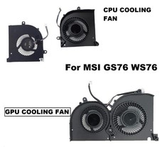 Neu Ersatz CPU GPU Lüfter MSI GS76 WS76 Creator 17 Stealth 17M BS5005HS-U4Q