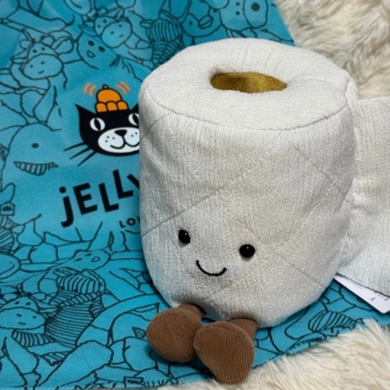 Rollo de papel higiénico Jellycat 6" lindo divertido muñeca juguetes regalo día de San Valentín