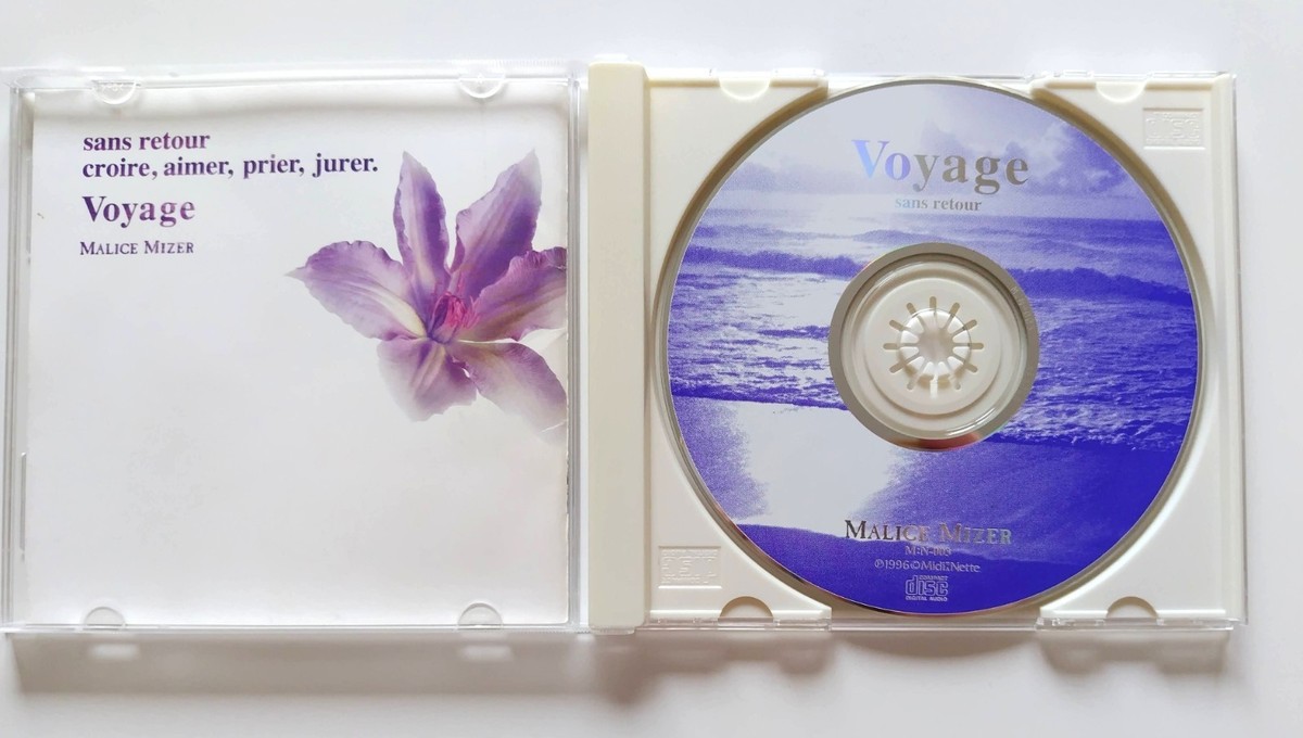 MALICE MIZER CD Voyage sans Retour with Flyer Rare Mana Gackt Kozi