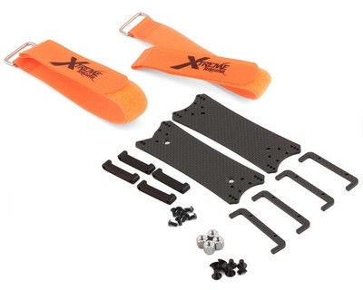 Xtreme Racing Team Associated RC8B4E Carbon Fiber Battery Trays (2) (2.5mm)