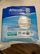 Attends Disposable Underwear X-Large Heavy 28 Ct (2 pkgs of 14)