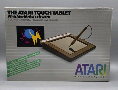 The Atari Touch Tablet w/AtariArtist Software CX77 - NEW Factory Sealed (1983)