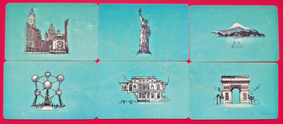 6 telephone cards Germany A 52 12.91 Telekom - here we are D72