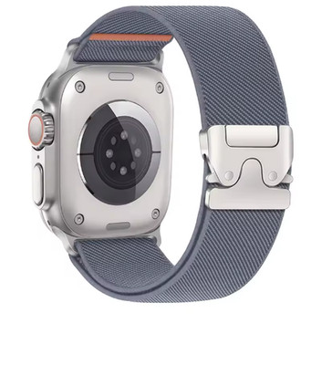 Elastic Nylon Apple Watch Band Ultra 2 49mm 45 44 41 40 Loop Parachute Pro