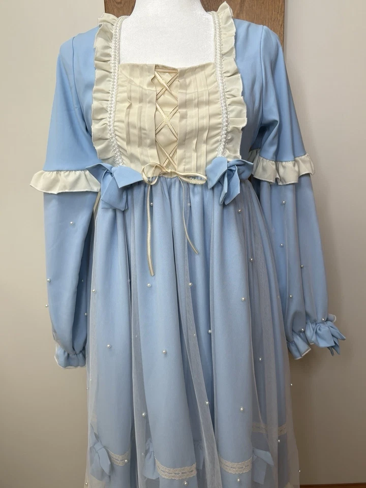 Princess Lolita Dress Cosplay Kawaii Kid Core Renaissance Play Halloween Costume - Image 3 of 4