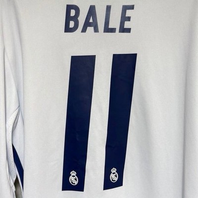 BNWT Real Madrid #11 Bale 2016/17 Home Original Jersey Long Sleeve