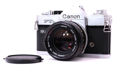 【N MINT】Canon FTb QL SLR 35mm Film camera FD 50mm f1.4 S.S.C. Lens From #J321