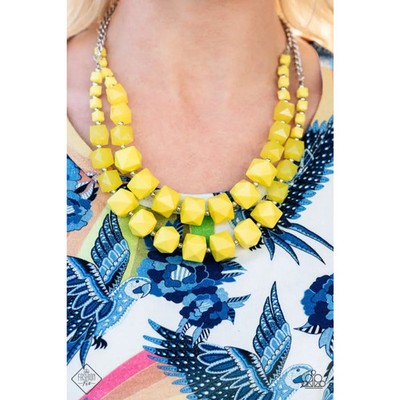 Paparazzi | Summer Excursion - Yellow Necklace