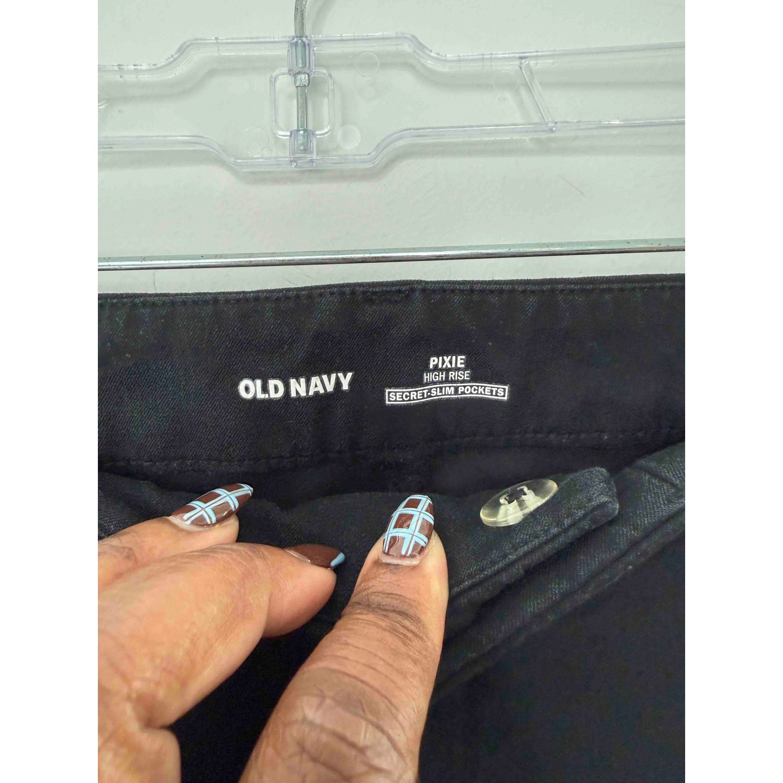 Old Navy Black Basic Plus Career Office Straight … - image 7