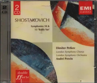2xCD Dmitri Shostakovich , Dimiter Petkov , London Symphony Chor Symphonies 10