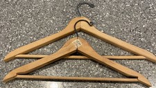 Antique Coat Hangers Wood Construction Set Of 2 Different Sizes See Pics