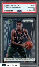 2013 Panini Prizm #290 Giannis Antetokounmpo Bucks RC Rookie PSA 10 GEM MINT