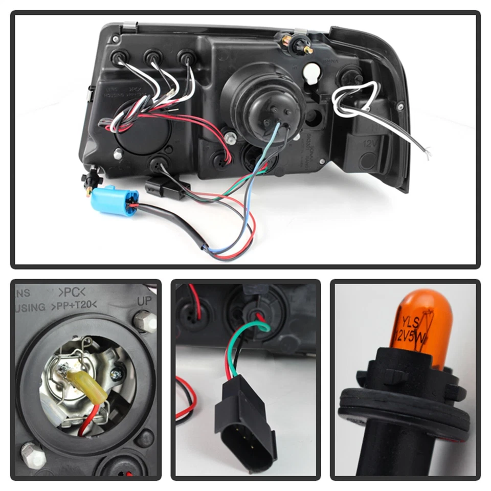 Faros proyectores halo LED Spyder Auto 5078476 negro/humado Foto 3 de 4