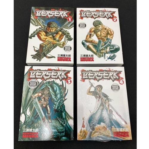Dark Horse Comics Berserk Vol. 1-4 (Vol.4 New) Mature (18+) Manga, Kentaro Miura