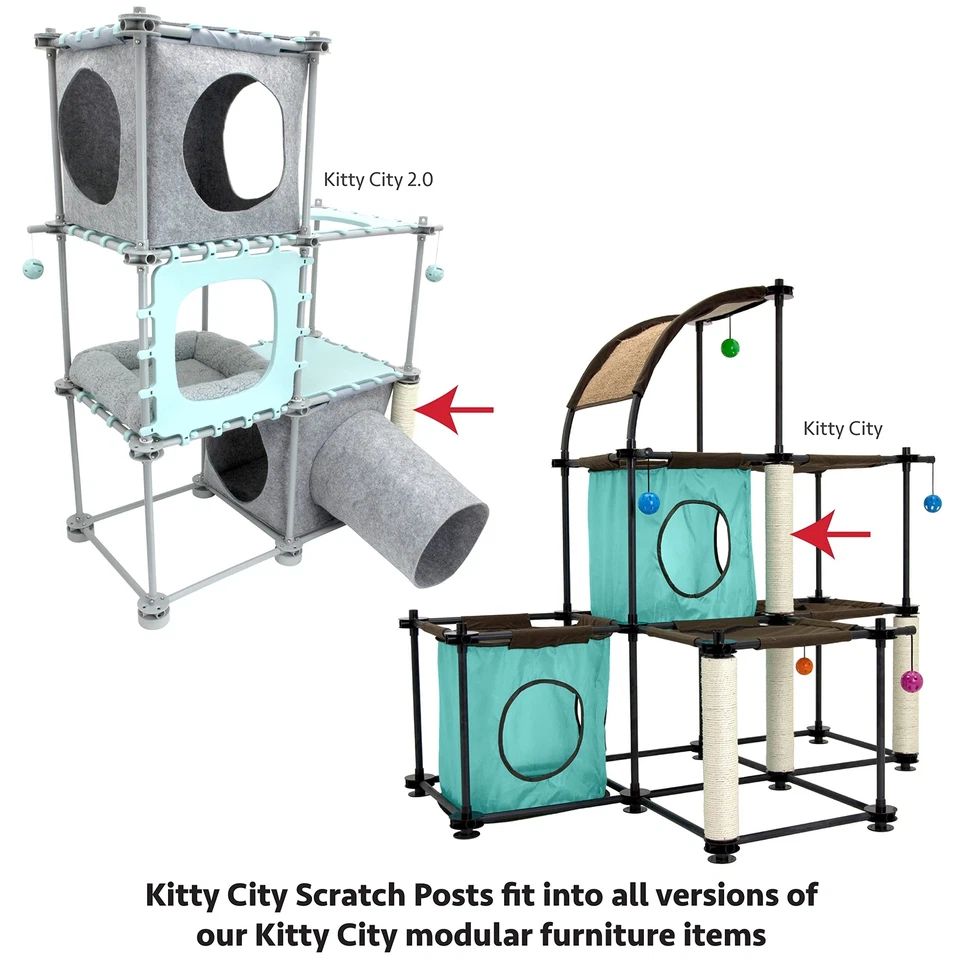 Kitty City Cat Furniture Accessories Cat Scratching Post Replacement and Only... - Image 4 of 4