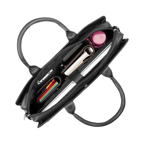 Visconti Mediano Mujer Cuero Real Agarre Hombro Ipad Laptop Estuche 18562 - Imagen 23 de 24