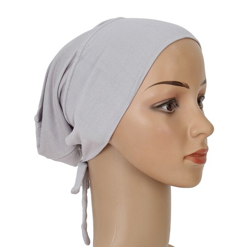 Mujeres musulmanas bajo bufanda hijab gorra gorra bandana sombrero interior diadema - Imagen 127 de 173