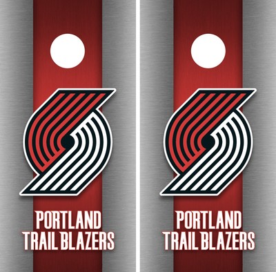 Portland Trail Blazers Cornhole Wrap NBA Game Skin Vinyl ...