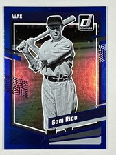 Sam Rice 2023 Donruss - Holo Blue #164 Washington Senators