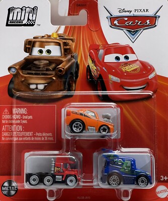2023 Disney Pixar 'Cars 3 pack featuring Snot Rod, DJ & Mack' | eBay