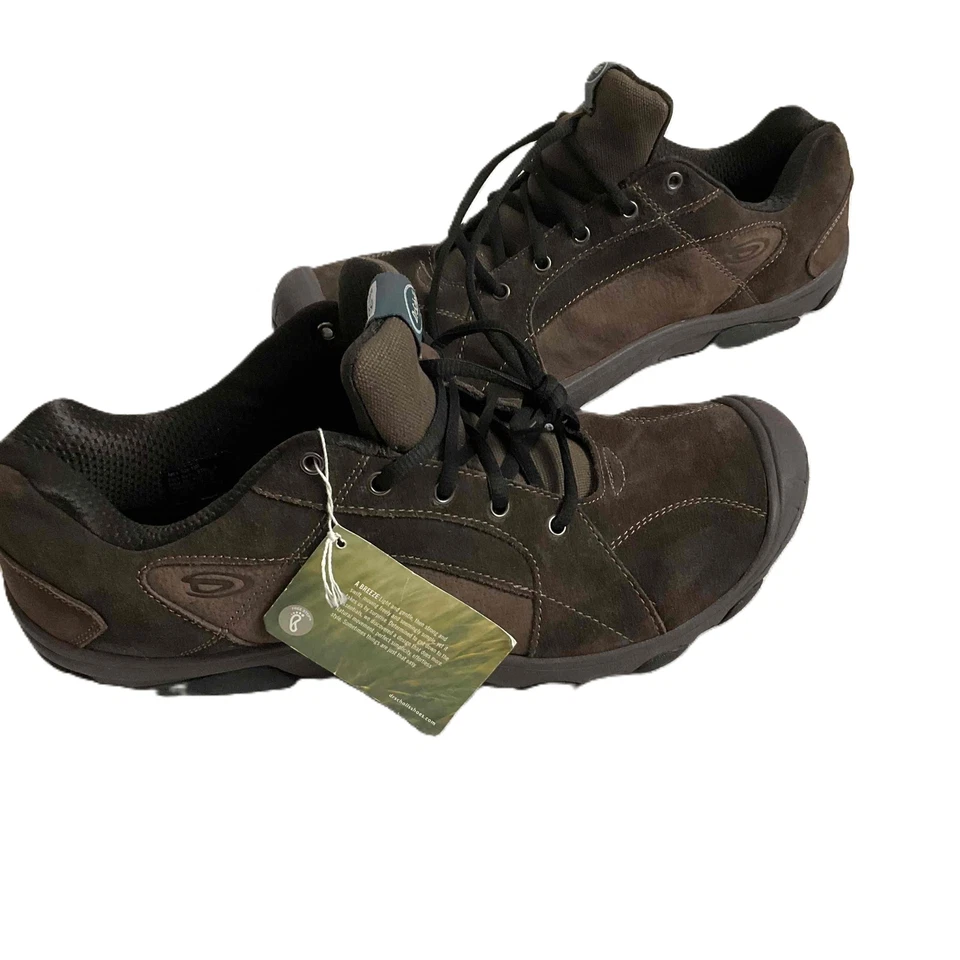 NWT Dr Scholl's Brown Suede Lace Up Technology Outdoor Shoes Men's 13M - Image 2 of 4