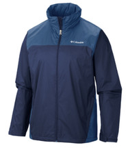 big & tall columbia weather drain rain jacket