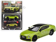 BENTLEY CONTINENTAL GT LTD ED MULLINER GREEN MET. 1/64 DIECAST MINI GT MGT00163