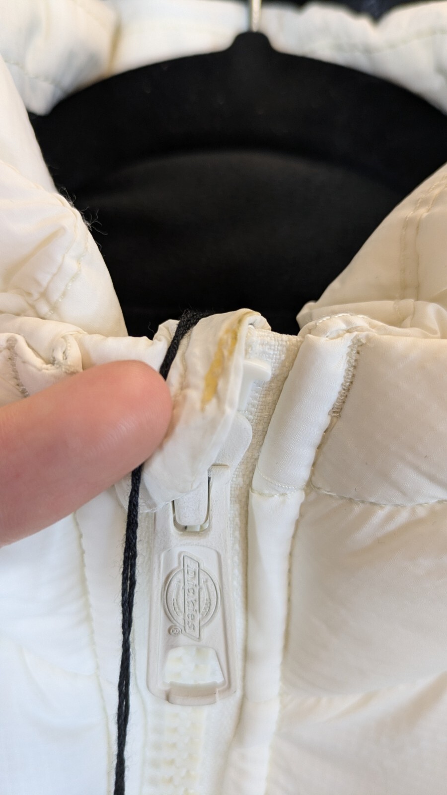 Dickies Alatna Puffer Jacket Womens Large Off White Longline Water Resistant  thumbnail 13