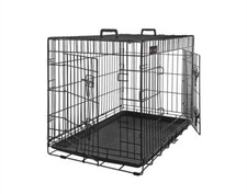 Hundekäfig für zuhause Hundebox Hundegitterbox Hundekennel faltbar mit Abdeckung