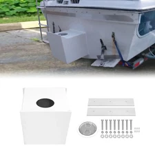 Universal 20" Outboard Single Engine Bracket For Boat Heavy Duty Powder Coated