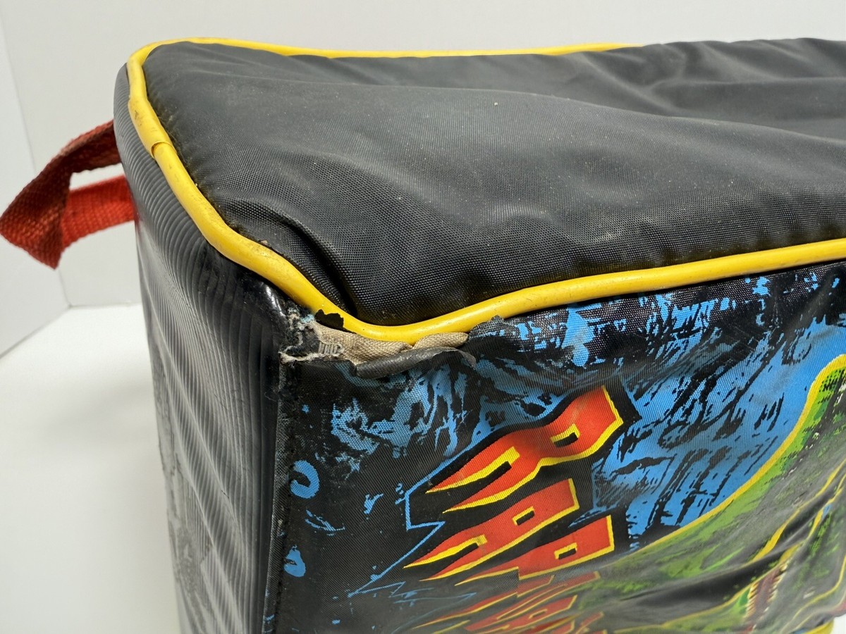 Vtg Retro Jurassic Park 1992 Raptor Attack Wiz Zoo Backpack School