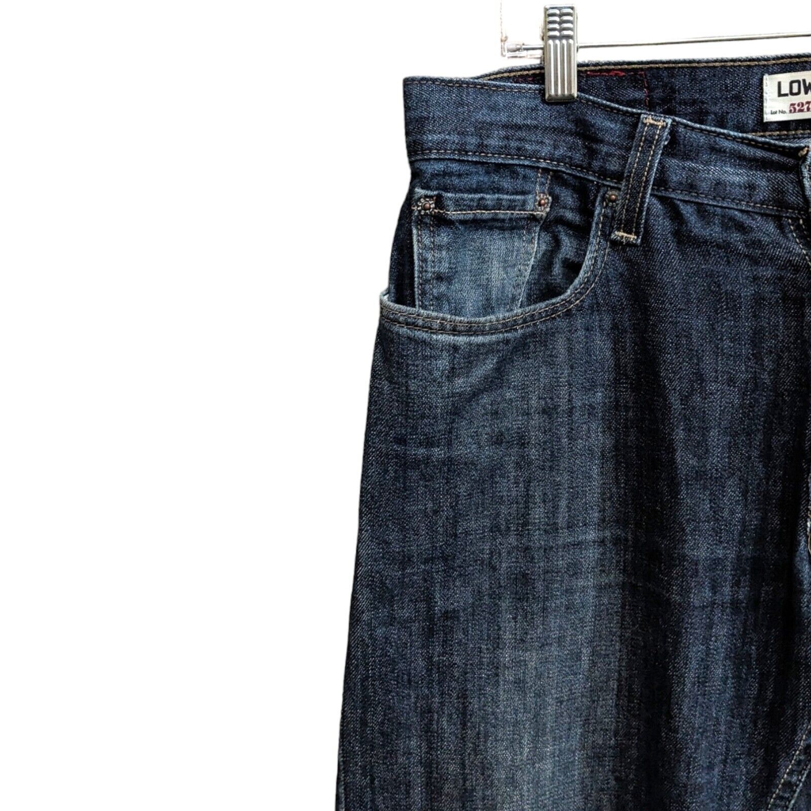 Levis 527 Jeans Mens 33x32 Bootcut Low Rise Dark … - image 3