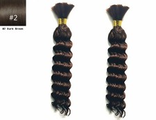 Deep Bulk Top Synthetic Micro Braiding Hair 18 inch 2 Dark Brown