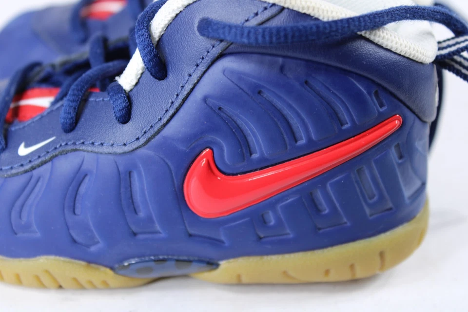 Nike Little Posite Pro Azul Vacío Rojo Universitario EE. UU. 843769-405 TD Talla 6 c Juvenil Foto 2 de 4