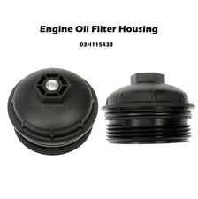 Pack of 1 for VW Atlas 3.6L V6 Engine Oil Filter Housing Cover Cap 03H115433