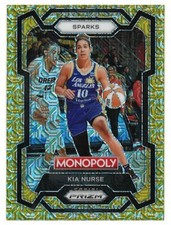 Kia Nurse #16 412/500 2024 WNBA Panini Prizm Monopoly Gold Millionaire Shimmer