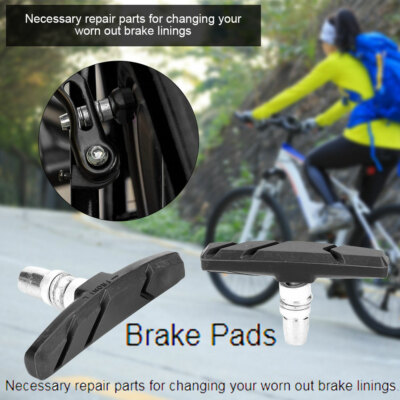 1Pair Braking V-Brake Blocks MTB Cycle 