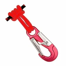 Rope Logic's 3/8in 12 Strand Red Tenex Prusik 22in Aluminum Snap, 33965