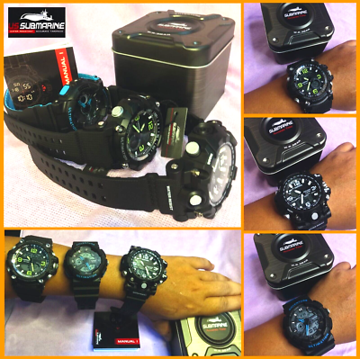 US SUBMARINE WATCH Analog Digital Fashionable Tough Waterproof Hi