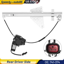 For 2001-2004 Jeep Grand Cherokee Rear Left With Motor Power Window Regulator