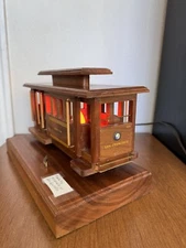 VTG S.F. Powell & Mason Cable Car Train Lamp 1950s Prisoner Made In San Quentin