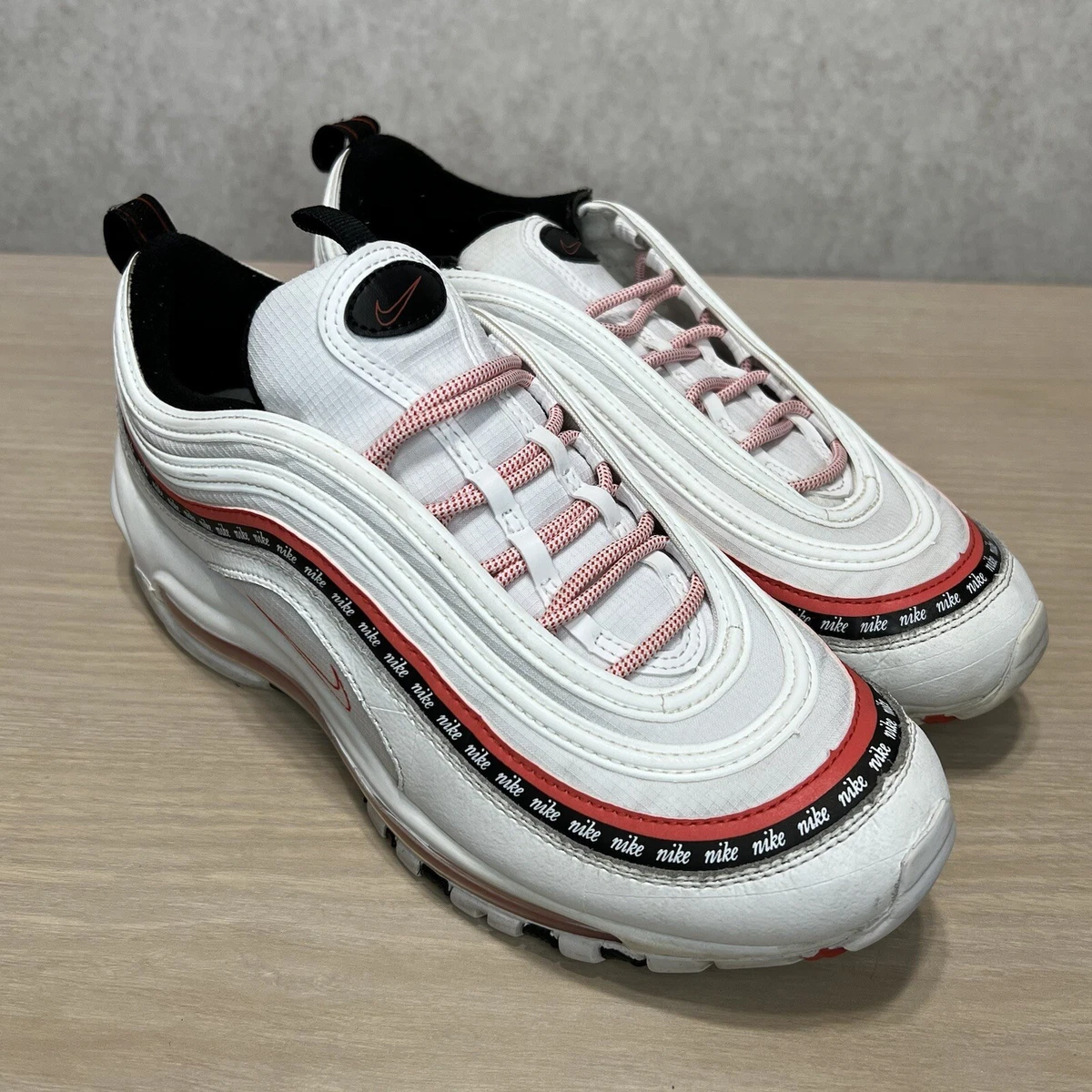 Airmax 97 red 2025 white and black