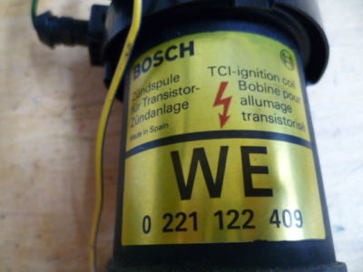 ポンセ 94-98 Saab 900 2.3L-L4 Ignition Coil-Bosch WE 0 221 122 409