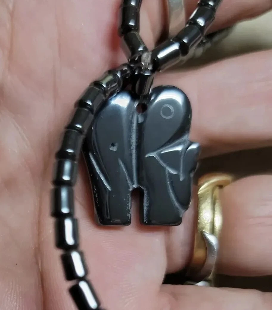 Natural hematite best sale pendants