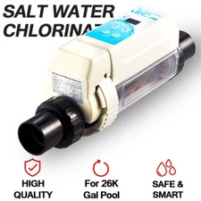 New Salt Water Pool Chlorine Generator System Chlorinator ≤ 26,000 gallons